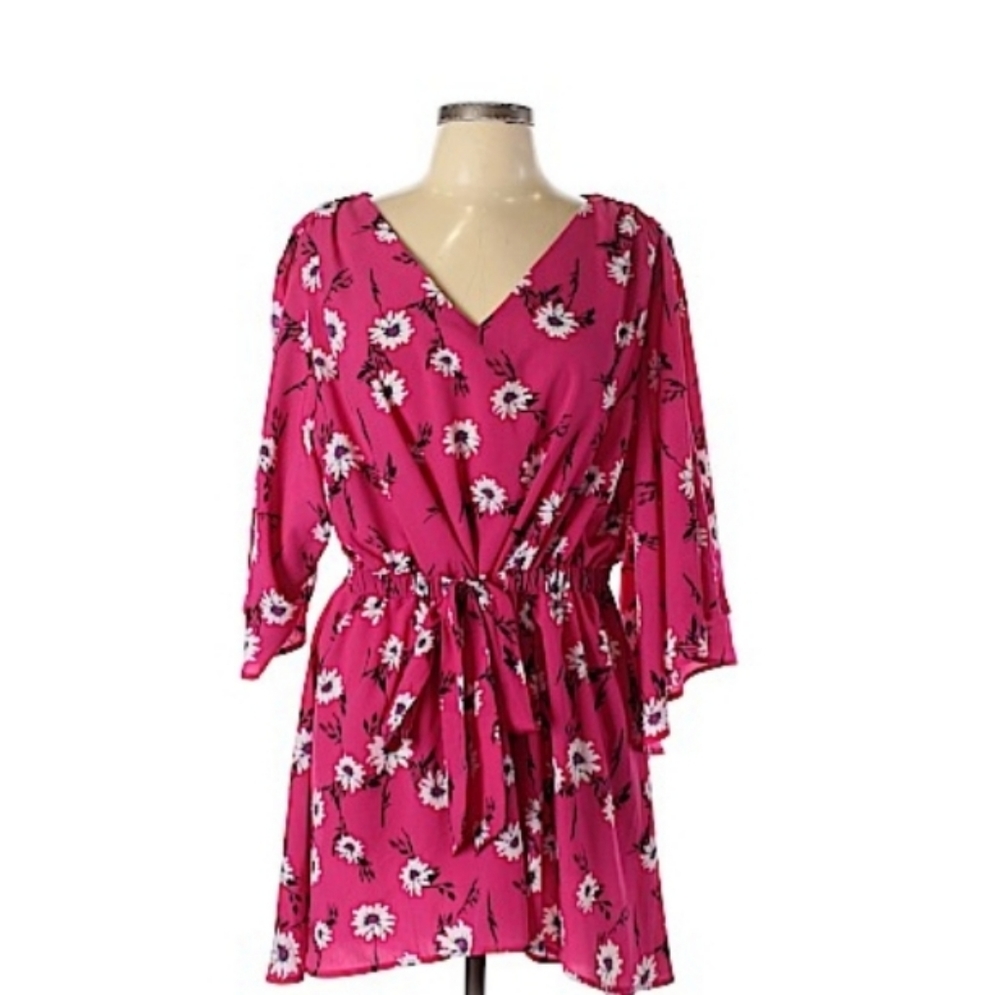 Lane Bryant pink blouse